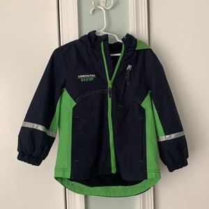 4T London fog water resistant wind breaker jacket